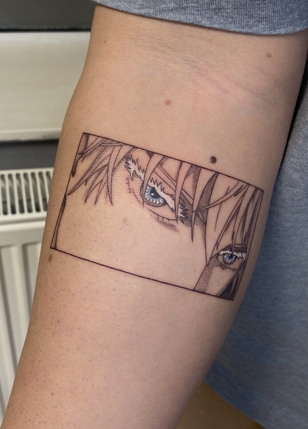 Anime Fine line tatuaj Bucuresti Ace Tattoo