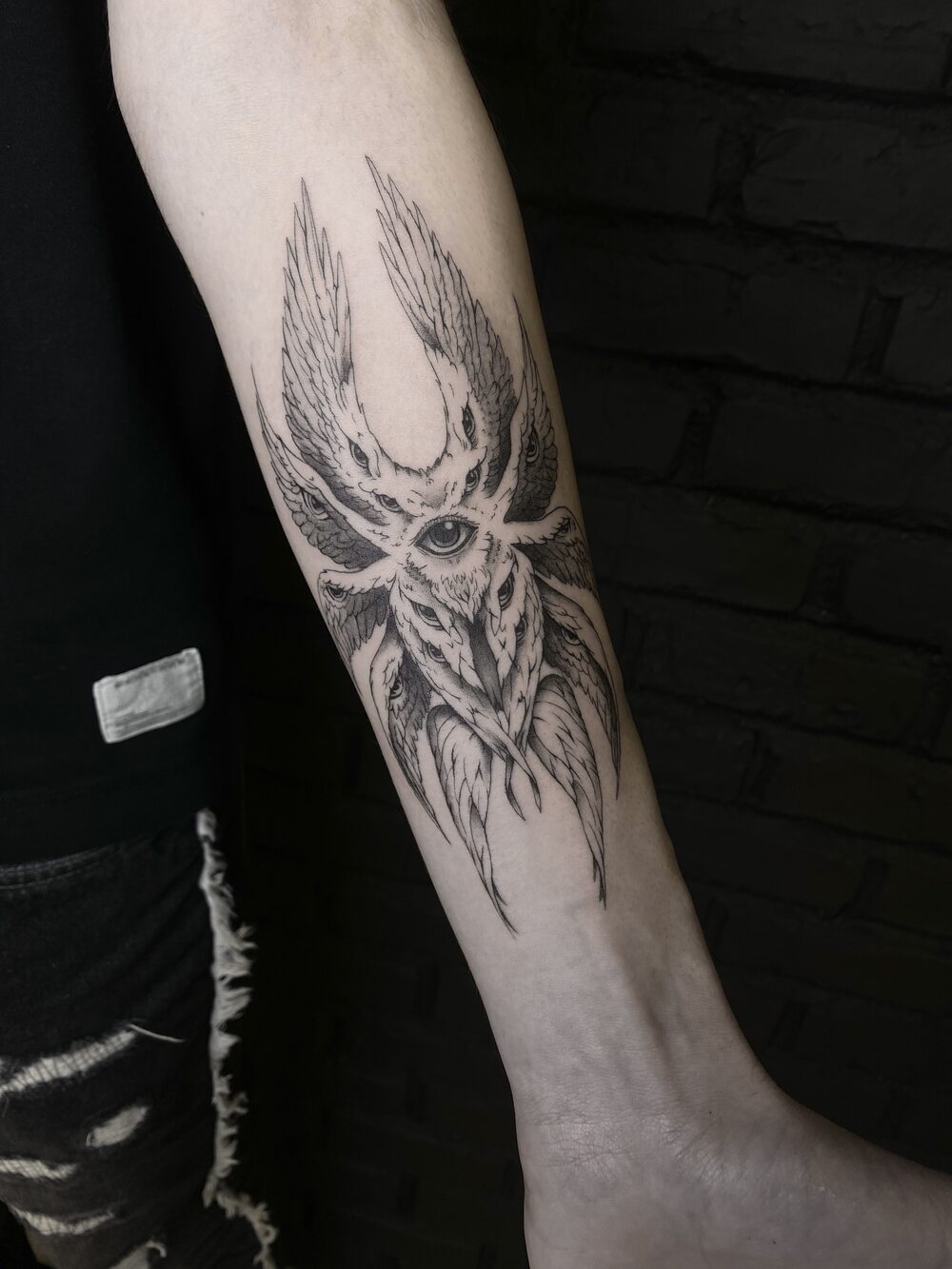 Demon Black & Grey tatuaj Bucuresti Ace Tattoo